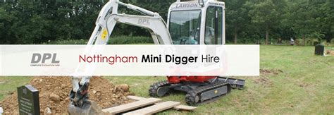 man with mini digger nottingham|Man with digger hire .